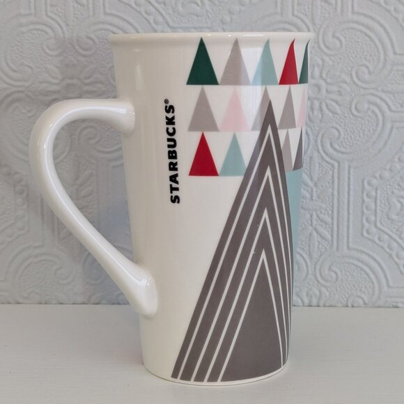 Starbucks Holiday tall mug - Minimalist trees illustration - 18 oz - Picture 1 of 8